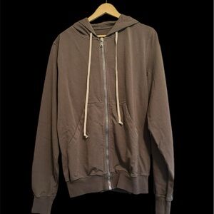 Rick Owens DRKSHDW Jasons Hoodie in Dust